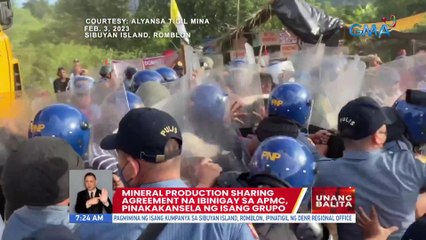 Mineral production sharing agreement na ibinigay sa APMC, pinakakasenla ng isang grupo | UB