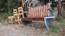 mqn-con tablas de tarimas vecino de san miguel la capri, crea muebles con diseños únicos y llamativos-060223