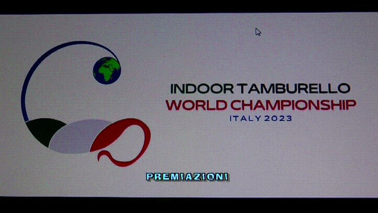 PREMI E CLASSIFICA 4° MONDIALE TAMBURELLO INDOOR