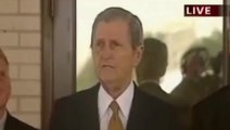 Moment Harry Whittington apologises to Dick Cheney after former vice president shot him in face