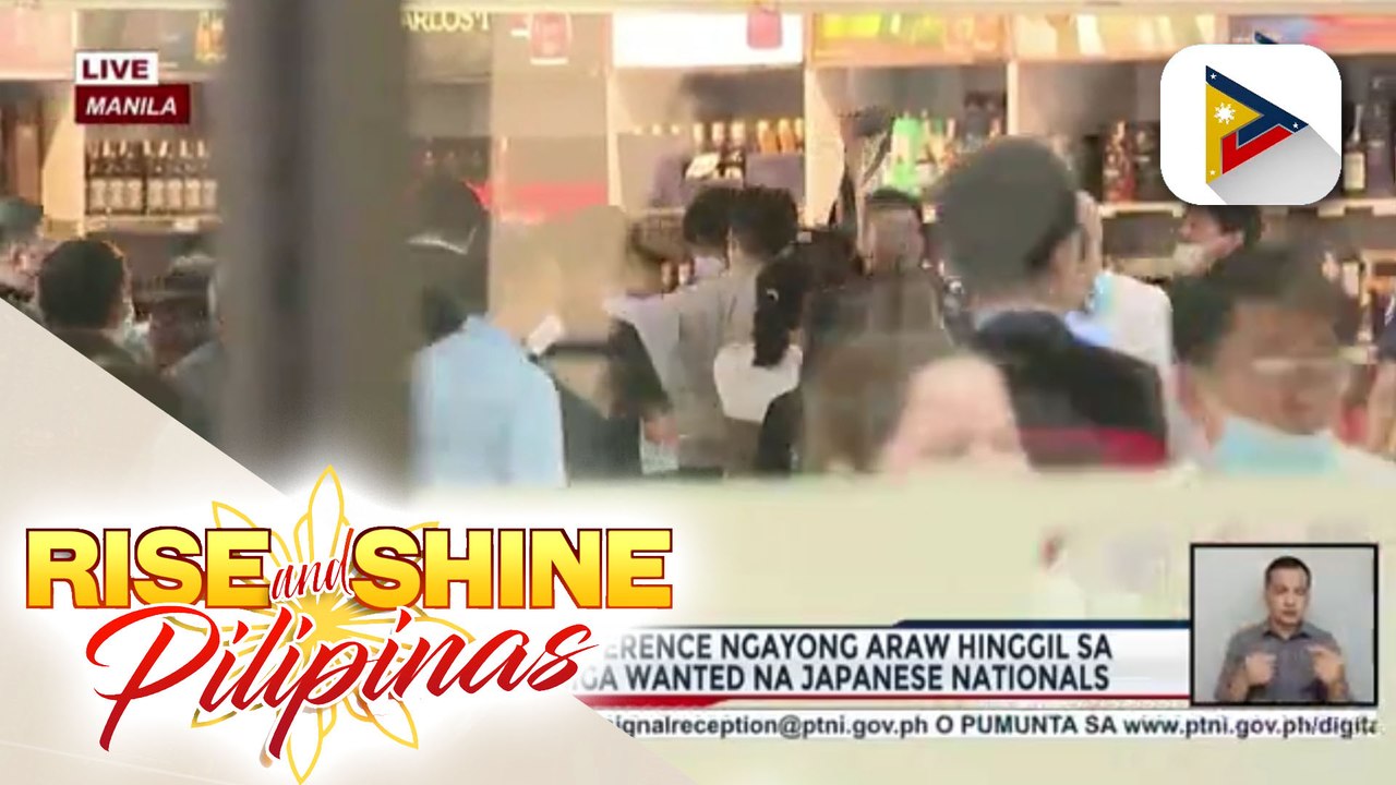 DOJ, may press conference ngayong araw hinggil sa deportation ng mga wanted na Japanese nationals