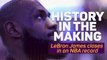 History in the making – LeBron James closes in on NBA record