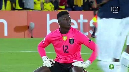 Gol de Colombia contra Ecuador