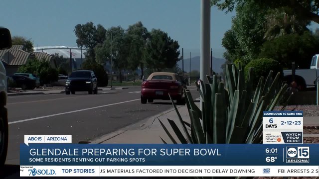 Glendale preparing for Super Bowl influx
