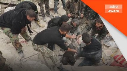 Gempa Turkiye | Usaha mencari dan menyelamat diteruskan bagi mancari mangsa