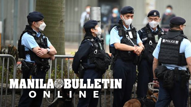 Protests outside Hong Kong court where national security trial is set to begin