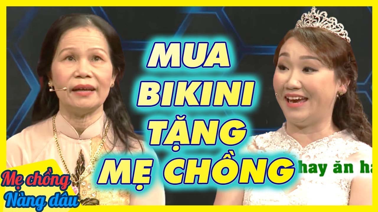 Nàng dâu NGHỊCH NGỢM tặng mẹ chồng ĐỒ BỘ BIKINI khiến mẹ chồng NÓNG MẶT