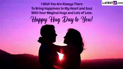 Hug Day 2023 Wishes, Greetings and Messages for Celebrating the Sixth Day of Valentine’s Week