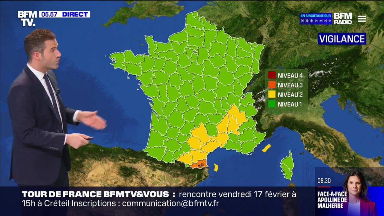 Des chutes de neige attendues dans le sud du pa...
