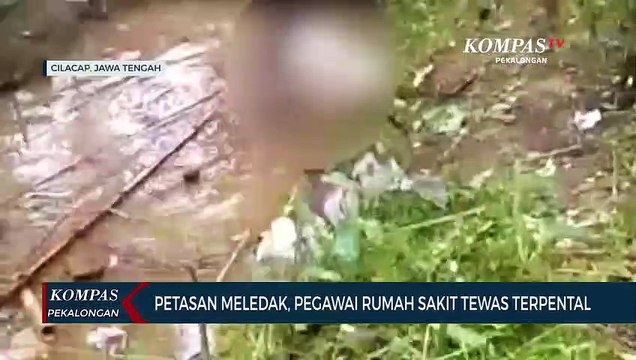 Petasan Meledak, Pegawai Rumah Sakit Tewas Terpental