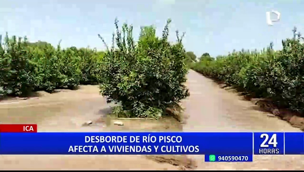 Ica: declaran en emergencia el río Pisco ante incremento de caudal