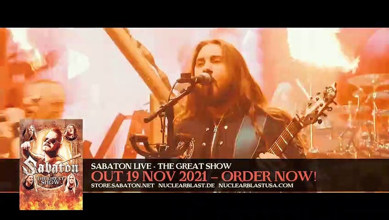 Sabaton - The Great Show | movie | 2021 | Official Trailer
