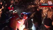 Osmaniye'de depremin 24'üncü saatinde enkazdan kurtarılan kadın umut oldu