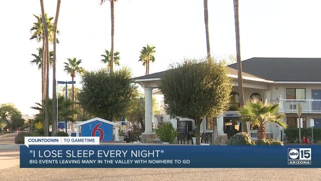 Super Bowl increased motel rates forcing Valley residents to the streets