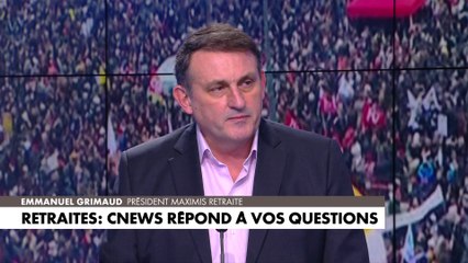 Emmanuel Grimaud : «Aujourd’hui, 25% des gens partent avant 62 ans»