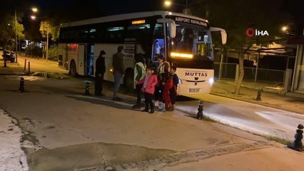 Depremzede 112 kişi havayolu ile Bodrum'a geldi