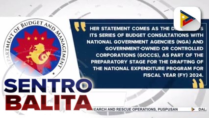 DBM, sinimulan na ang paghahanda para sa 2024 national budget