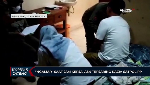 Ngamar Saat Jam Kerja, ASN di Pemkab Rembang Terjaring Razia Satpol PP