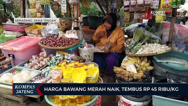 Harga Bawang Merah di Pasar Tradisional Naik, Tembus Rp 45 Ribu/Kg
