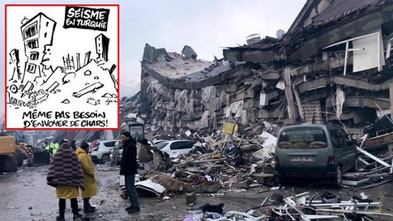 Fransız Charlie Hebdo dergisi, 10 ilimizi yakan depremle alay etti! Sosyal medya ayağa kalktı
