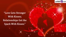 Kiss Day 2023 Quotes About Love, Romantic Messages, Beautiful Pictures and HD Wallpapers