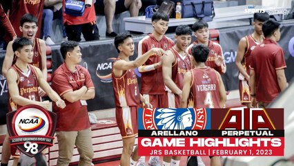 NCAA Season 98 | Game Highlights: Perpetual vs Arellano | Jrs Basketball Tournament | Feb. 1, 2023