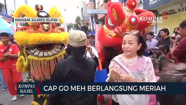 Cap Go Meh Berlangsung Meriah di Makassar