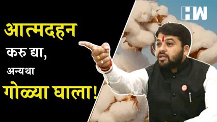 Download Video: आत्मदहन करु द्या, अन्यथा गोळ्या घाला! Ravikant Tupkar आक्रमक  Cotton, Soybeans