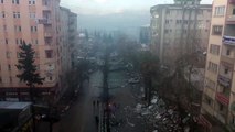 Deprem sonrası Kahramanmaraş'taki büyük yıkım havadan görüntülendi