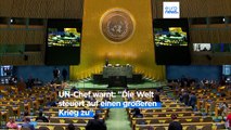 Mit weit geöffneten Augen ins Gemetzel: UN-Chef Guterres warnt vor Ausweitung des Krieges