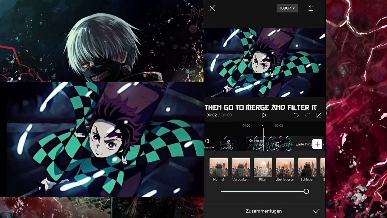 CapCut GLOW TUTORIAL- For Anime Edit ��-(1080p)