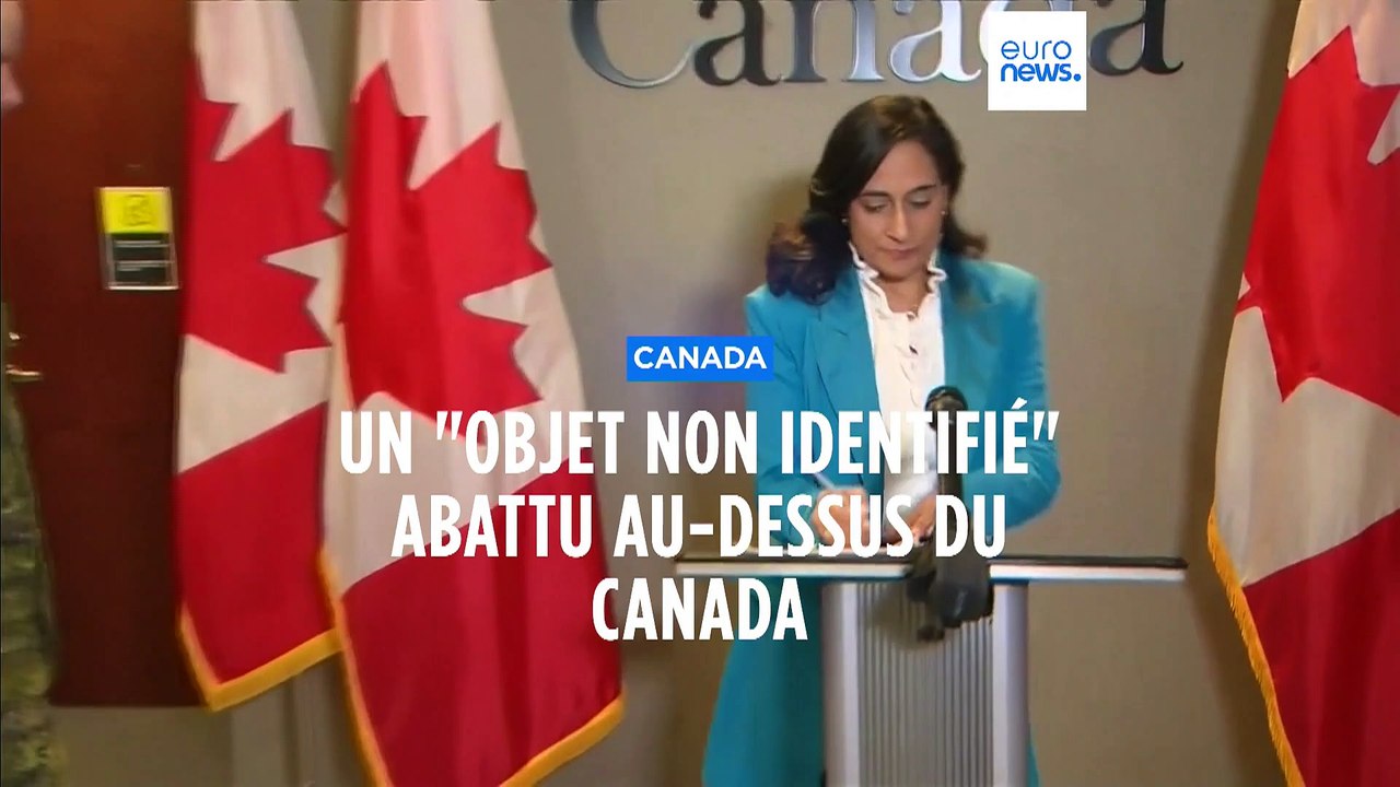 Un "objet non-identifié" abattu au-dessus du Canada