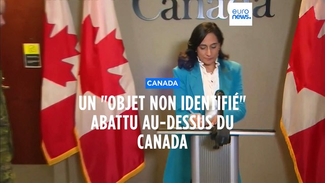 Un objet non-identifié abattu au-dessus du Canada