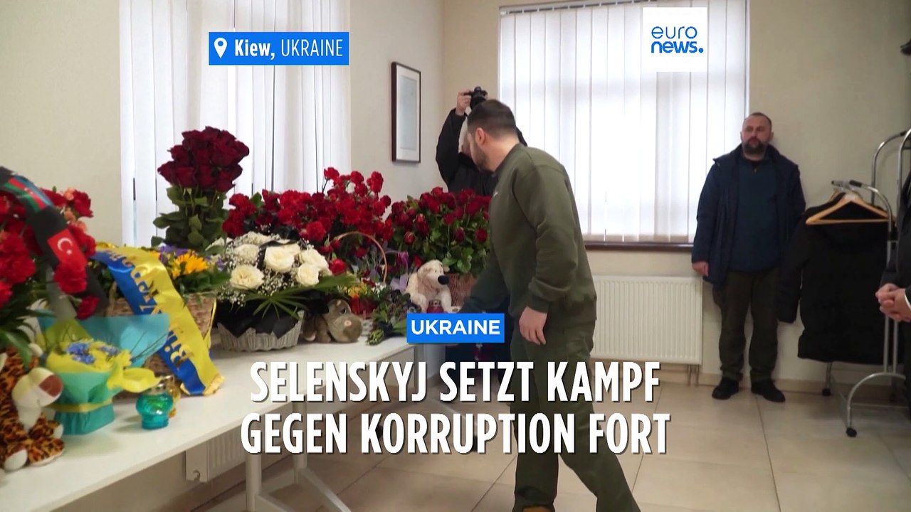 Selenskyj trauert um türkische Erdbebenopfer - und feuert hochrangigen Sicherheitsbeamten