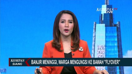 Puluhan Warga Mengungsi di Bawah Jembatan Flyover Pamanukan Akibat Banjir