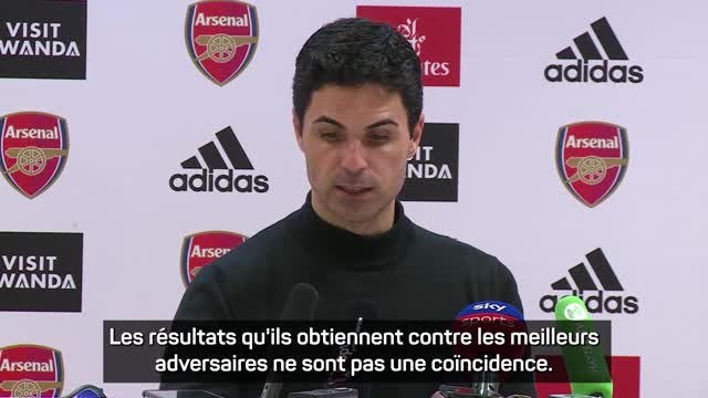 23e j. - Arteta : Nous avons produit beaucoup de bonnes choses dans ce match
