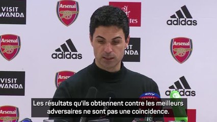 23e j. - Arteta : "Nous avons produit beaucoup de bonnes choses dans ce match"