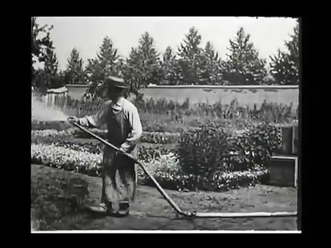 The Sprinkler Sprinkled | movie | 1895 | Official Clip