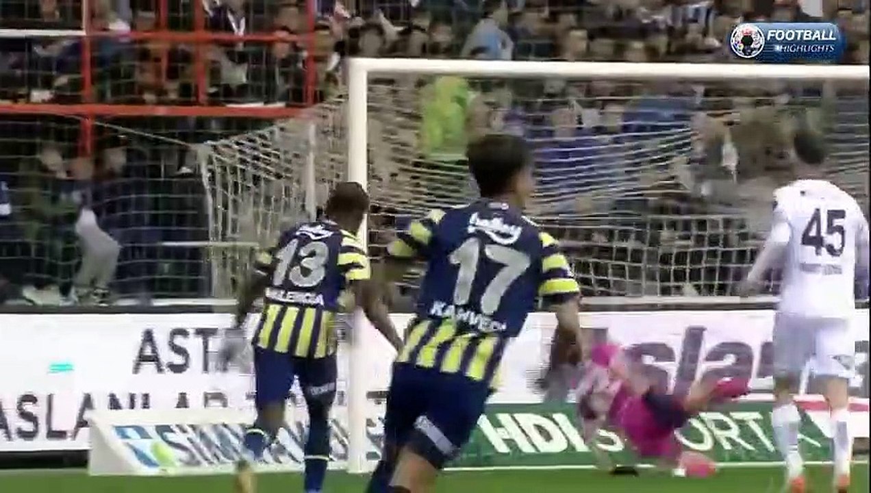 Adana Demirspor 1-1 Fenerbahçe Maçın Geniş Özeti ve Golleri