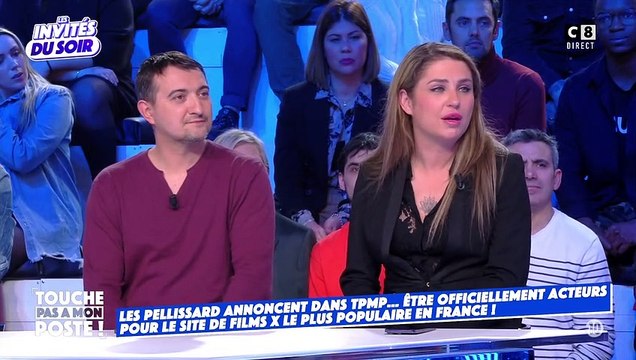 Les Pellissard ont tourné leur première vidéo X pour Jacquie et Michel : ils s'en justifient dans TPMP le lundi 6 février 2023 sur C8