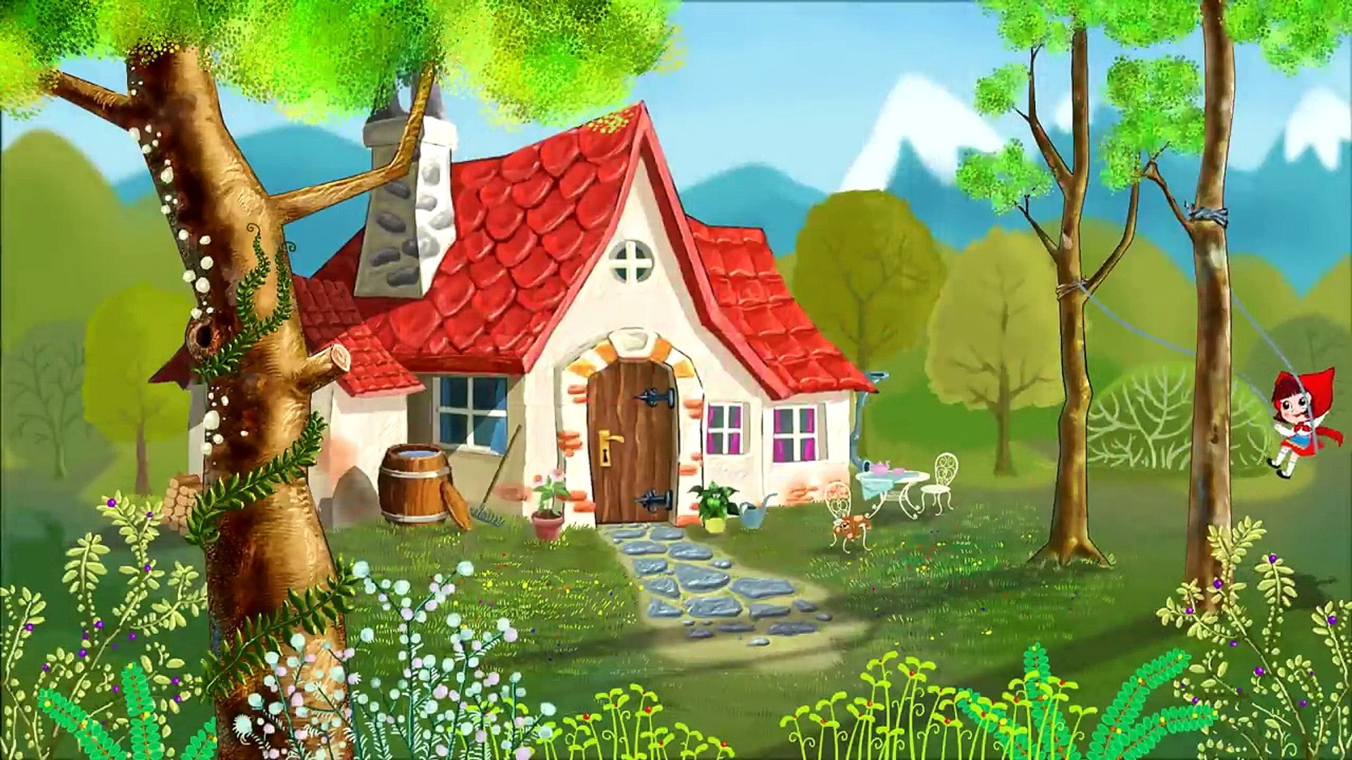 Cartoon Little Red Riding Hood Usborne Picture Books: Little Red