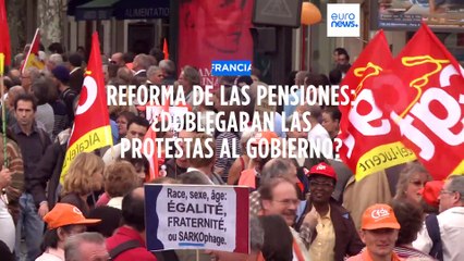 Download Video: Los sindicatos franceses vuelven a las calles en unas movilizaciones históricas