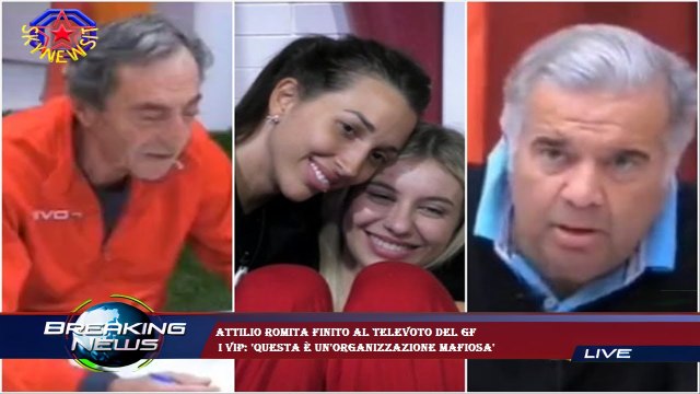 Attilio Romita finito al televoto del GF i Vip: 'Questa è un'organizzazione mafiosa'