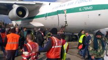 طائرة مساعدات جزائرية تصل إلى حلب بعد الزلزال المدمر