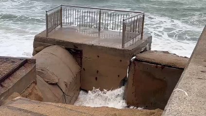 Playa Badalona temporal