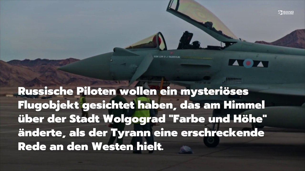 Russische Piloten sahen UFO über Wladimir Putin fliegen