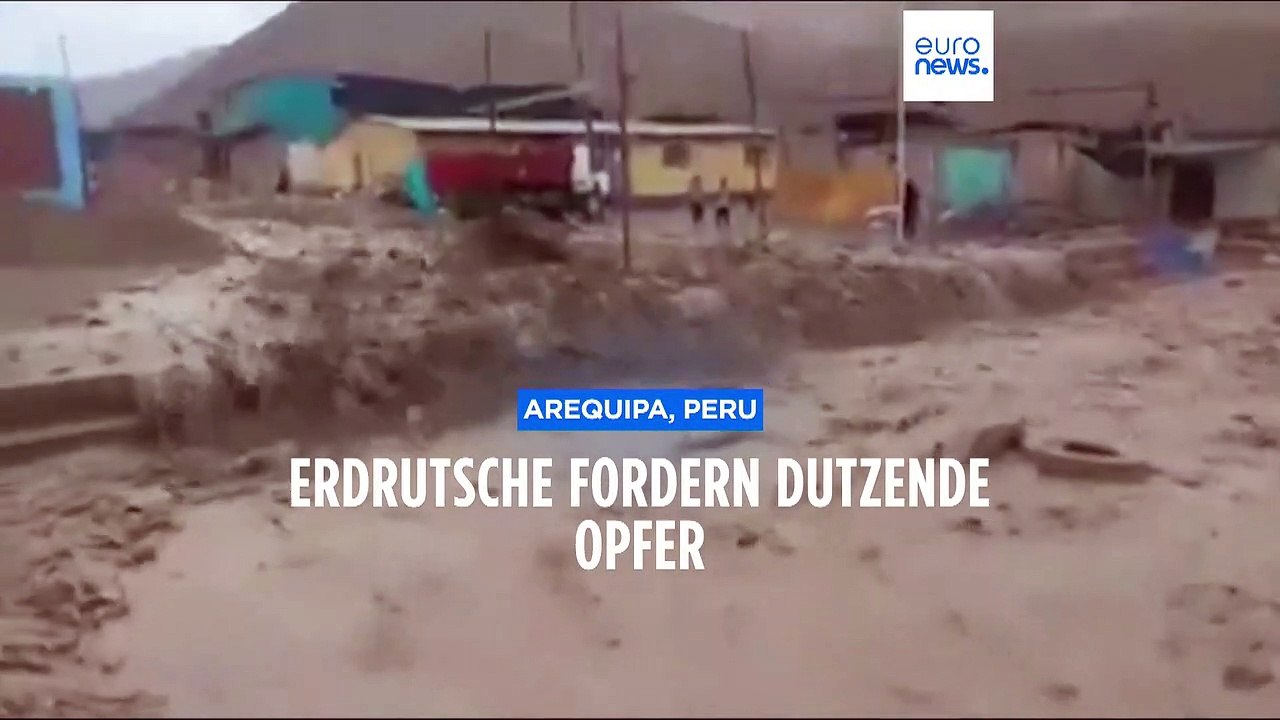 Peru: Erdrutsch fordert 40 Todesopfer und zerstört Häuser
