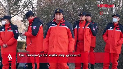 Türkiye'ye ekip gönderen ülkelere Çin de katıldı
