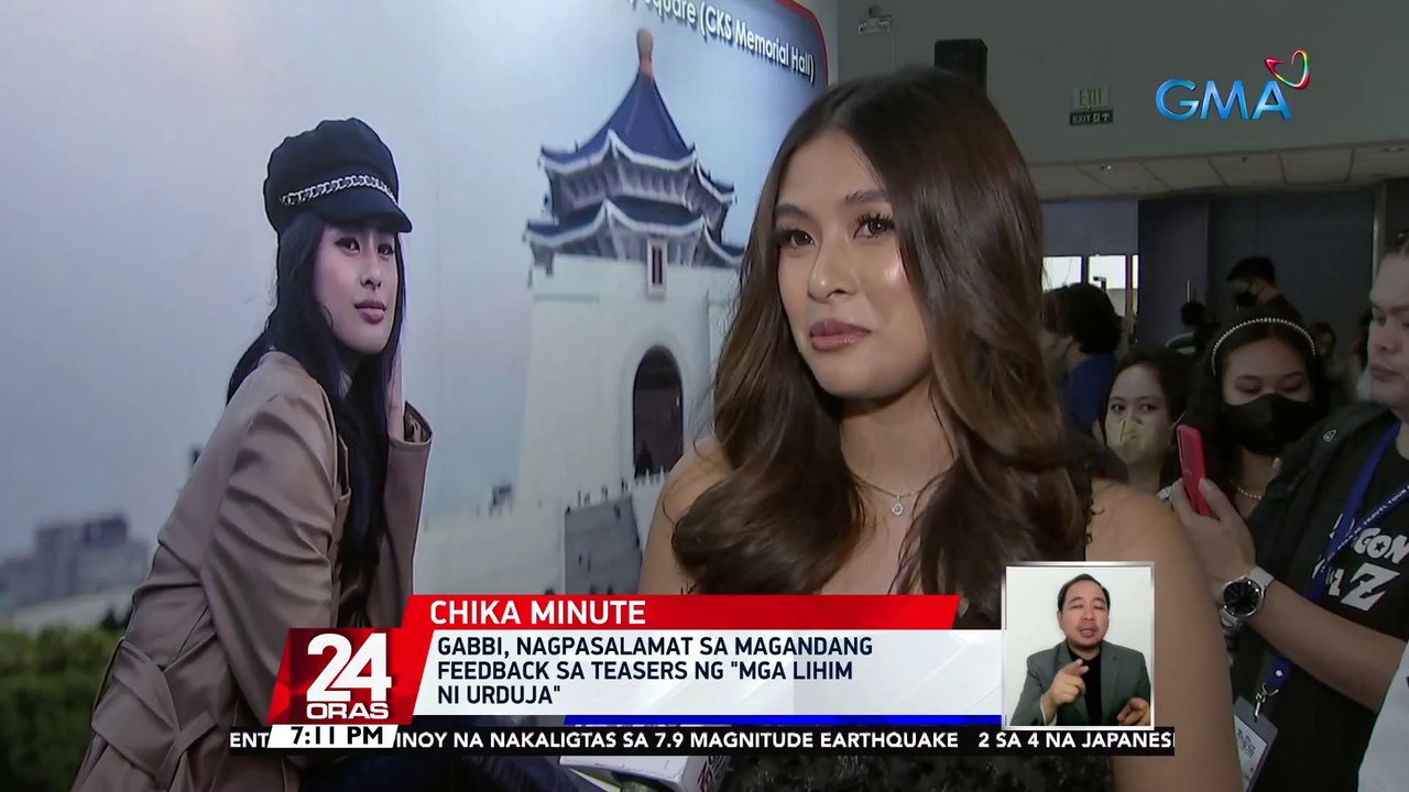 Gabbi, nagpasalamat sa magandang feedback sa te...