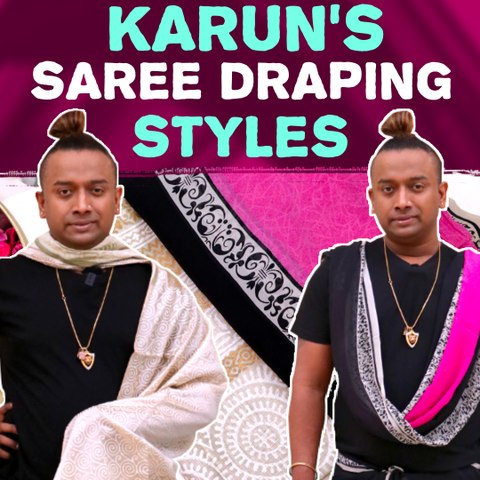 Saree இப்படியும் போடலாம்!  | Easy Saree Draping Tips | Karun Raman